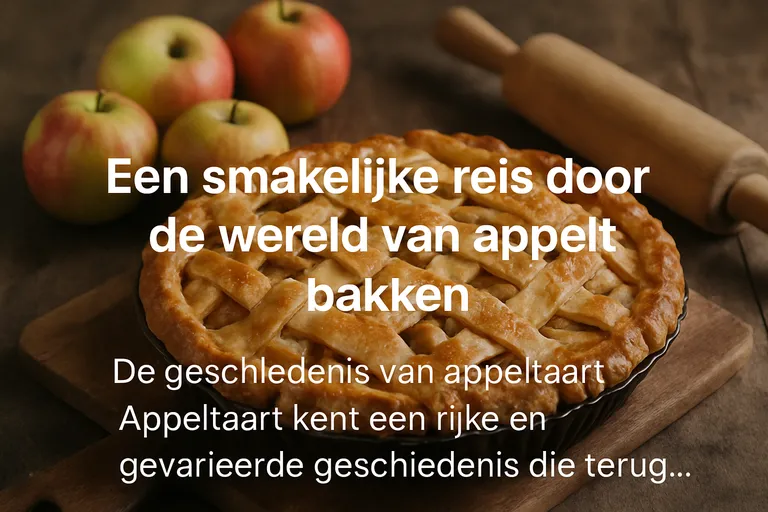 Een smakelijke reis door de wereld van appeltaart bakken